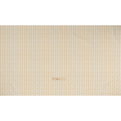 Cotton and Linen Canvas Print - Blossom Watercolor Herringbone Chevron - British Imported