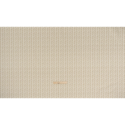 Cotton and Linen Canvas Print - Natural Watercolor Herringbone Chevron - British Imported Full
