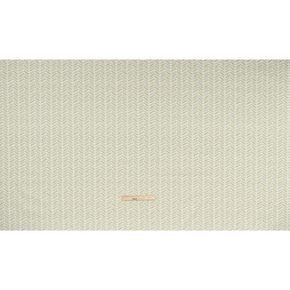 Cotton and Linen Canvas Print - Opal Watercolor Herringbone Chevron - British Imported