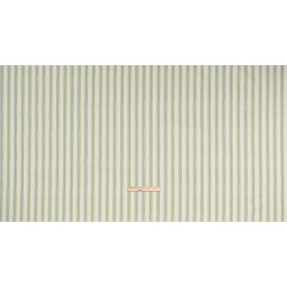 Cotton and Linen Canvas Print - Opal Stripes and Dots - British Imported
