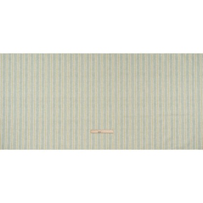 Cotton and Linen Canvas Print - Opal Dash and Dot Stripes - British Imported Full