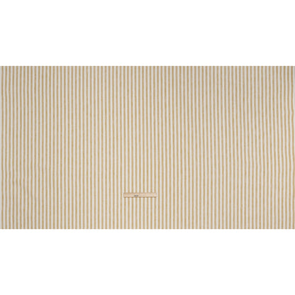 Polyester and Cotton Herringbone Twill - Sunflower Stripes - British Imported Full