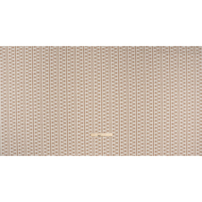 Polyester and Cotton Home Decor Jacquard - Dusky Pink Ikat Squares in Stripes - British Imported