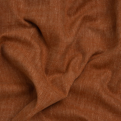 Slubbed Recycled Polyester Home Decor Woven - Ginger Heathered - British Imported