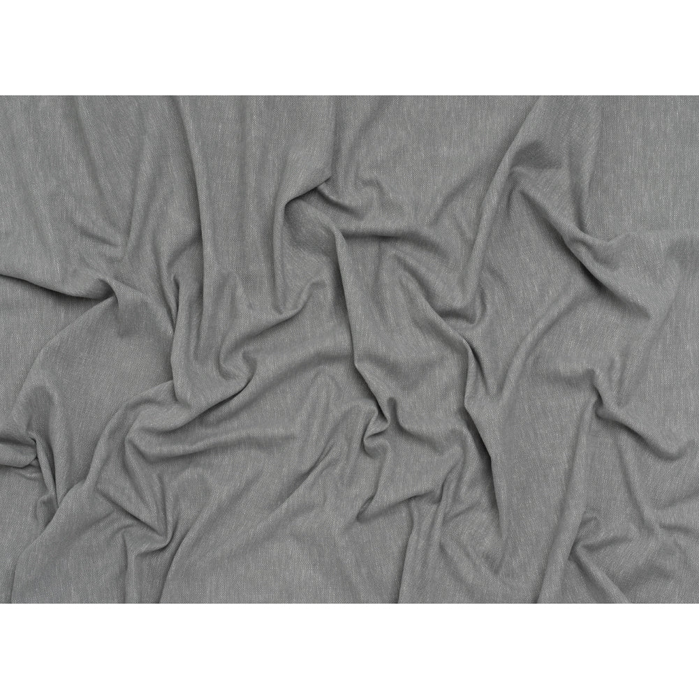 Slubbed Recycled Polyester Home Decor Woven - Silver Heathered - British Imported - Full