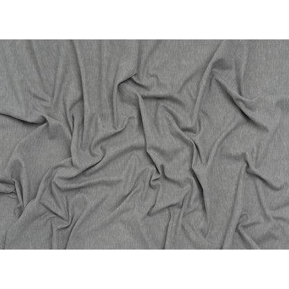 Slubbed Recycled Polyester Home Decor Woven - Silver Heathered - British Imported