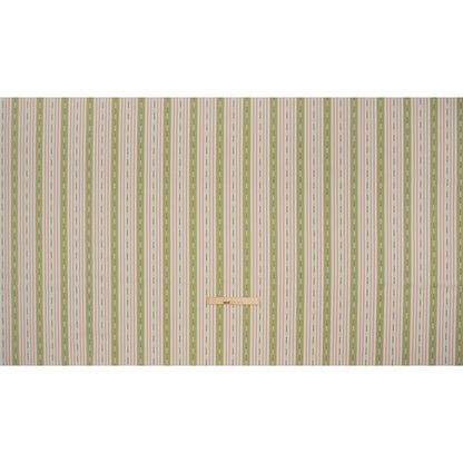 Recycled Polyester Twill Jacquard - Garden Stripes and Dashes - British Imported