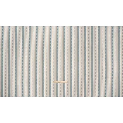 Recycled Polyester Twill Jacquard - Seaspray Stripes and Dashes - British Imported