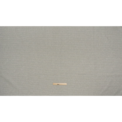 Recycled Polyester and Cotton Basketweave Dobby - Seafoam Little Squares - British Imported