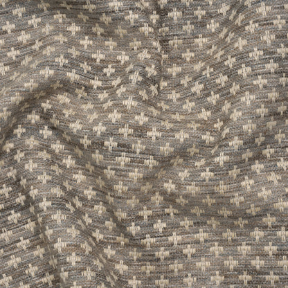 Polyester Boucle Home Decor Jacquard - Pebble Plus Signs - British Imported