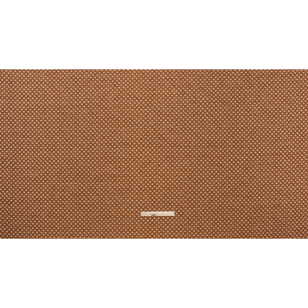 Polyester Boucle Home Decor Jacquard - Sienna Plus Signs - British Imported