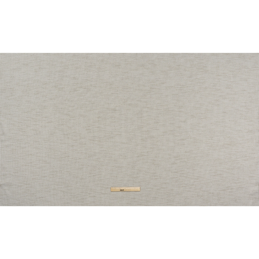 Polyester Boucle Woven - Dove Stripes - British Imported