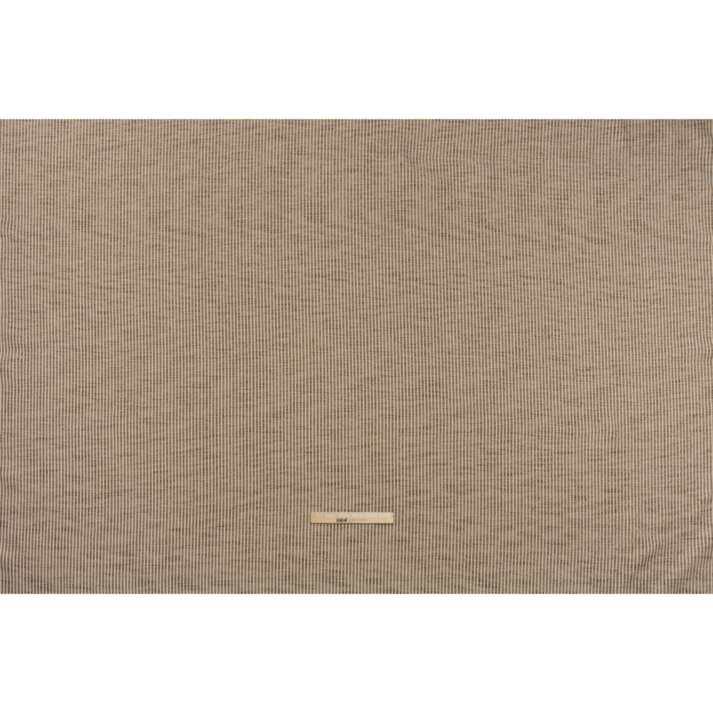 Polyester Boucle Woven - Fawn Stripes - British Imported
