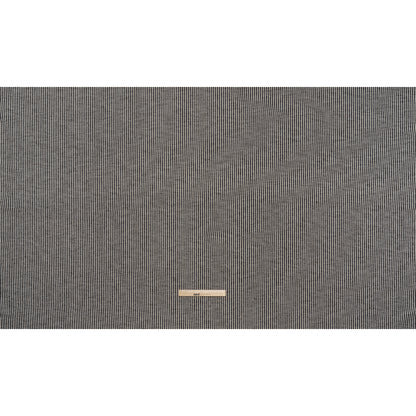 Polyester Boucle Woven - Ink Stripes - British Imported