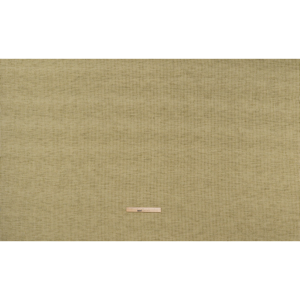 Polyester Boucle Woven - Leaf Stripes - British Imported