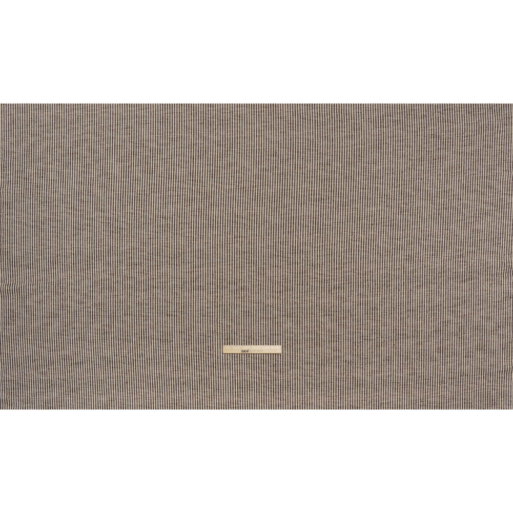 Polyester Boucle Woven - Slate Stripes - British Imported