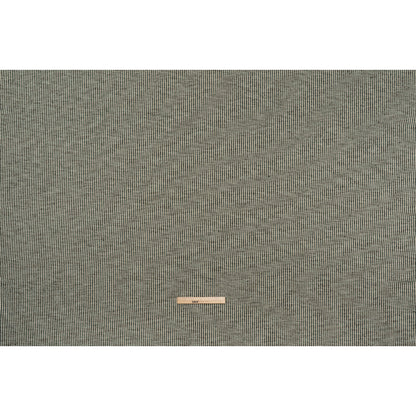 Polyester Boucle Woven - Teal Stripes - British Imported