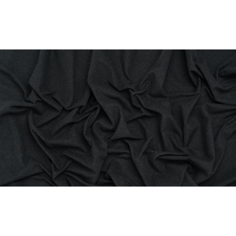 Double Wide Brushed Cotton and Linen Woven - Carbon - British Imported