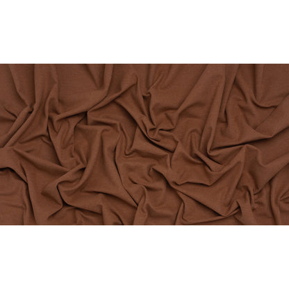Double Wide Brushed Cotton and Linen Woven - Cinnamon - British Imported
