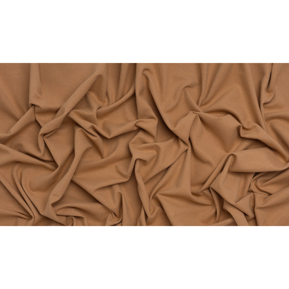 Double Wide Brushed Cotton and Linen Woven - Clay - British Imported