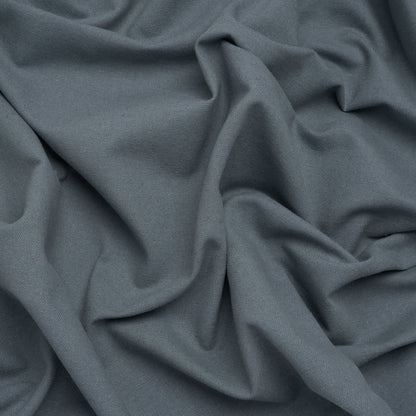 Double Wide Brushed Cotton and Linen Woven - Denim - British Imported