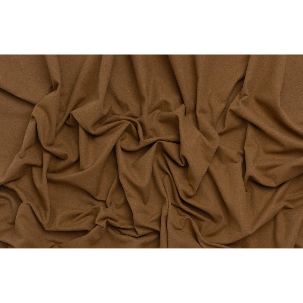 Brushed Cotton and Linen Woven - Hazelnut - British Imported