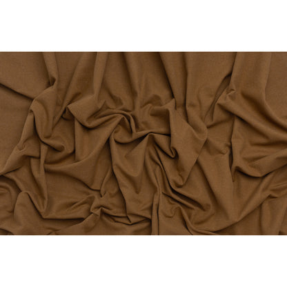 Brushed Cotton and Linen Woven - Hazelnut - British Imported