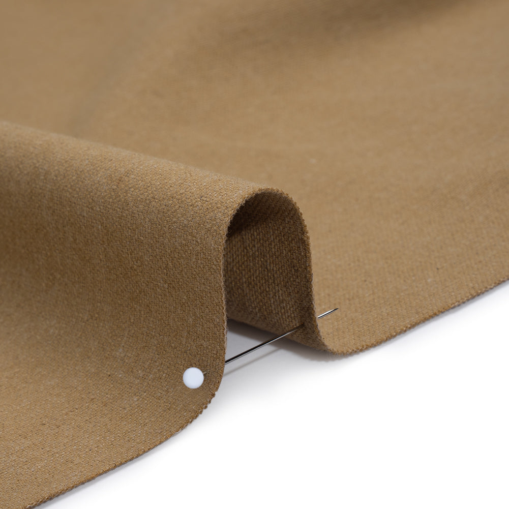 Brushed Cotton and Linen Woven - Hessian - British Imported