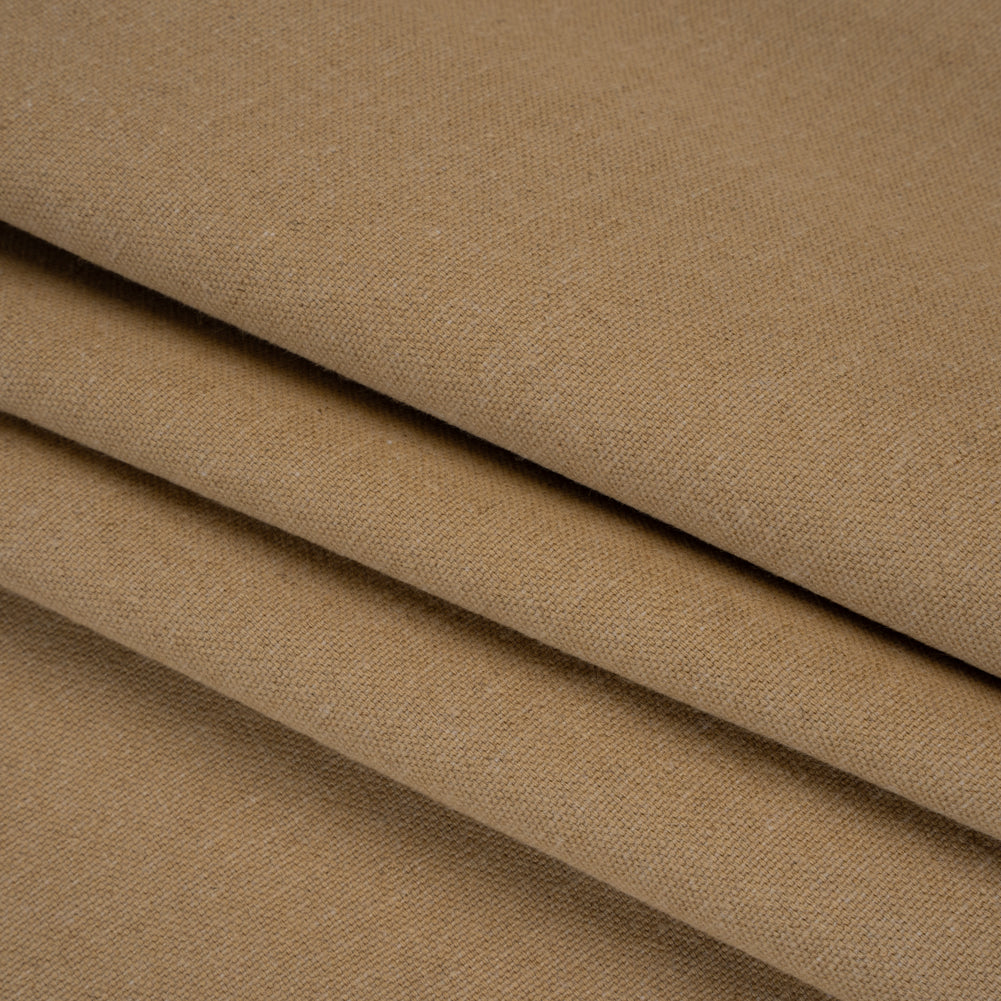 Double Wide Brushed Cotton and Linen Woven - Hessian - British Imported
