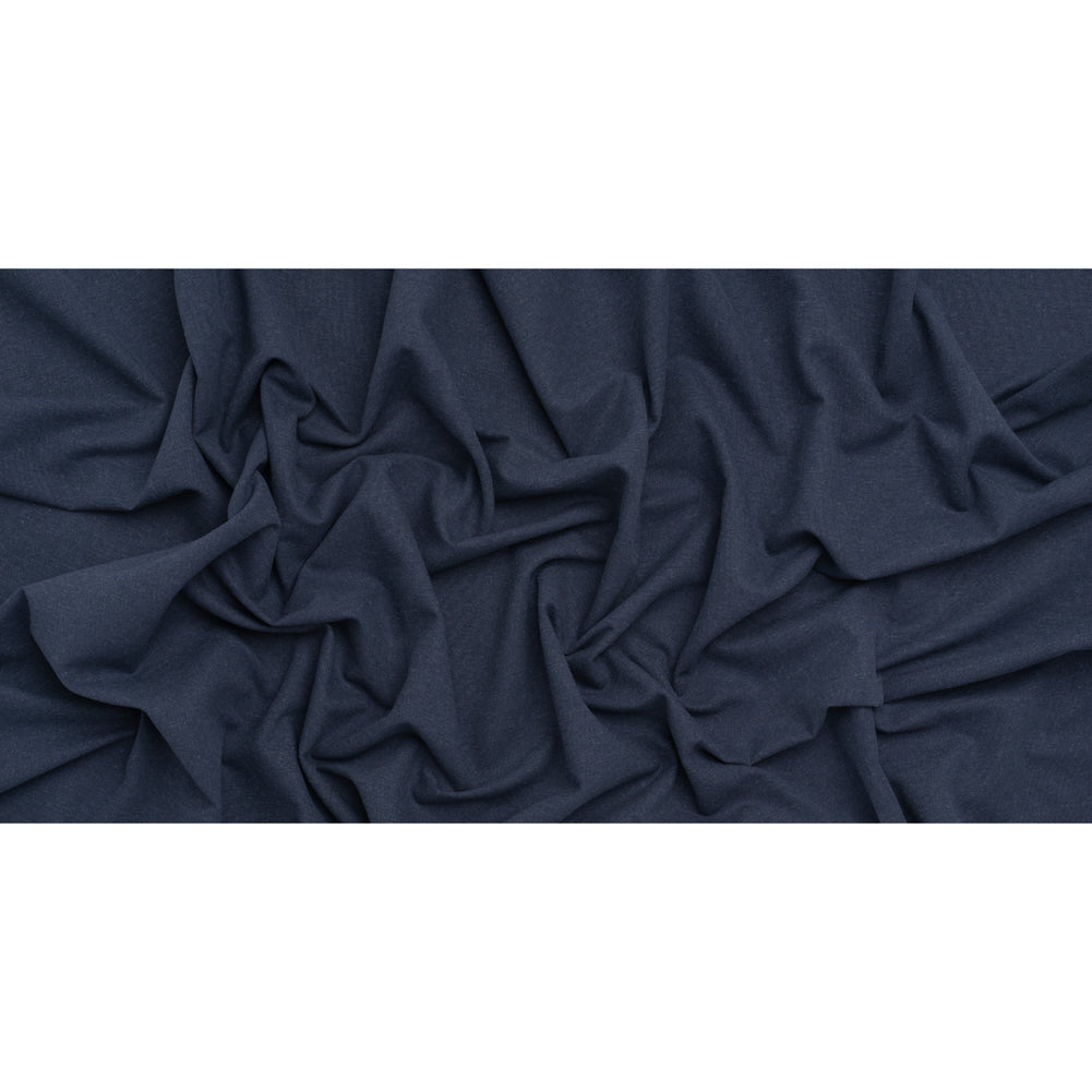 Brushed Cotton and Linen Woven - Indigo - British Imported