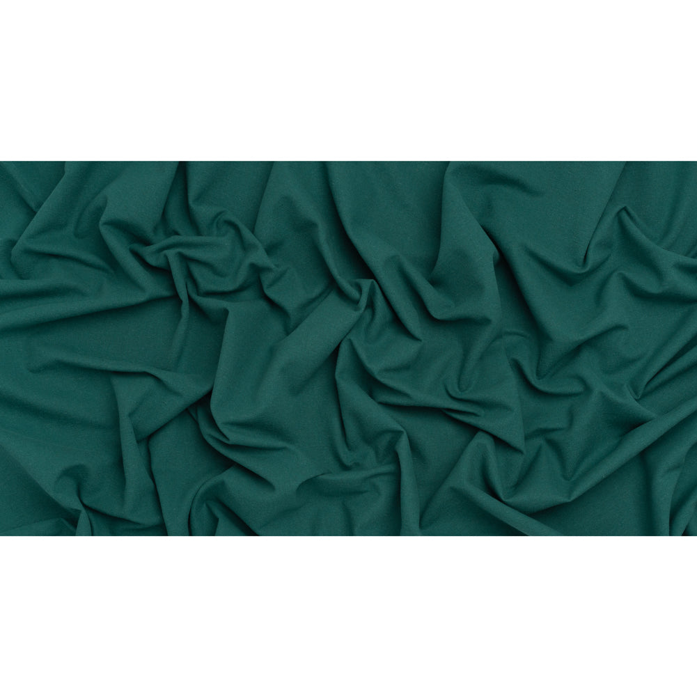 Double Wide Brushed Cotton and Linen Woven - Kingfisher - British Imported