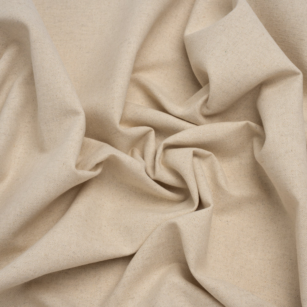 Brushed Cotton and Linen Woven - Linen - British Imported