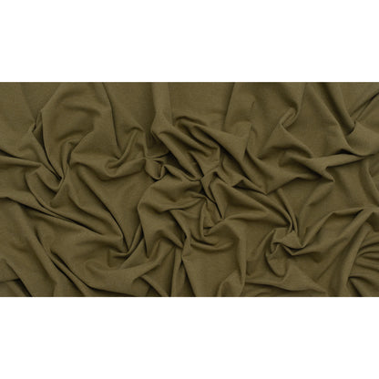 Double Wide Brushed Cotton and Linen Woven - Moss - British Imported