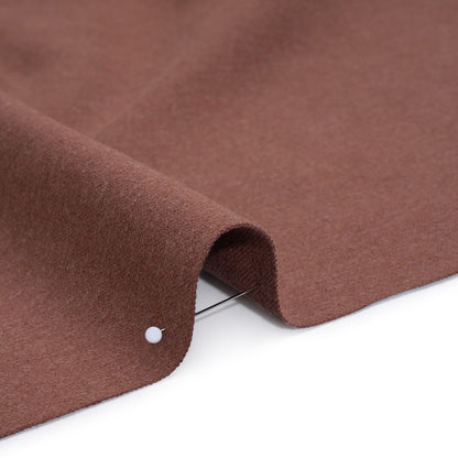 Brushed Cotton and Linen Woven - Mulberry - British Imported