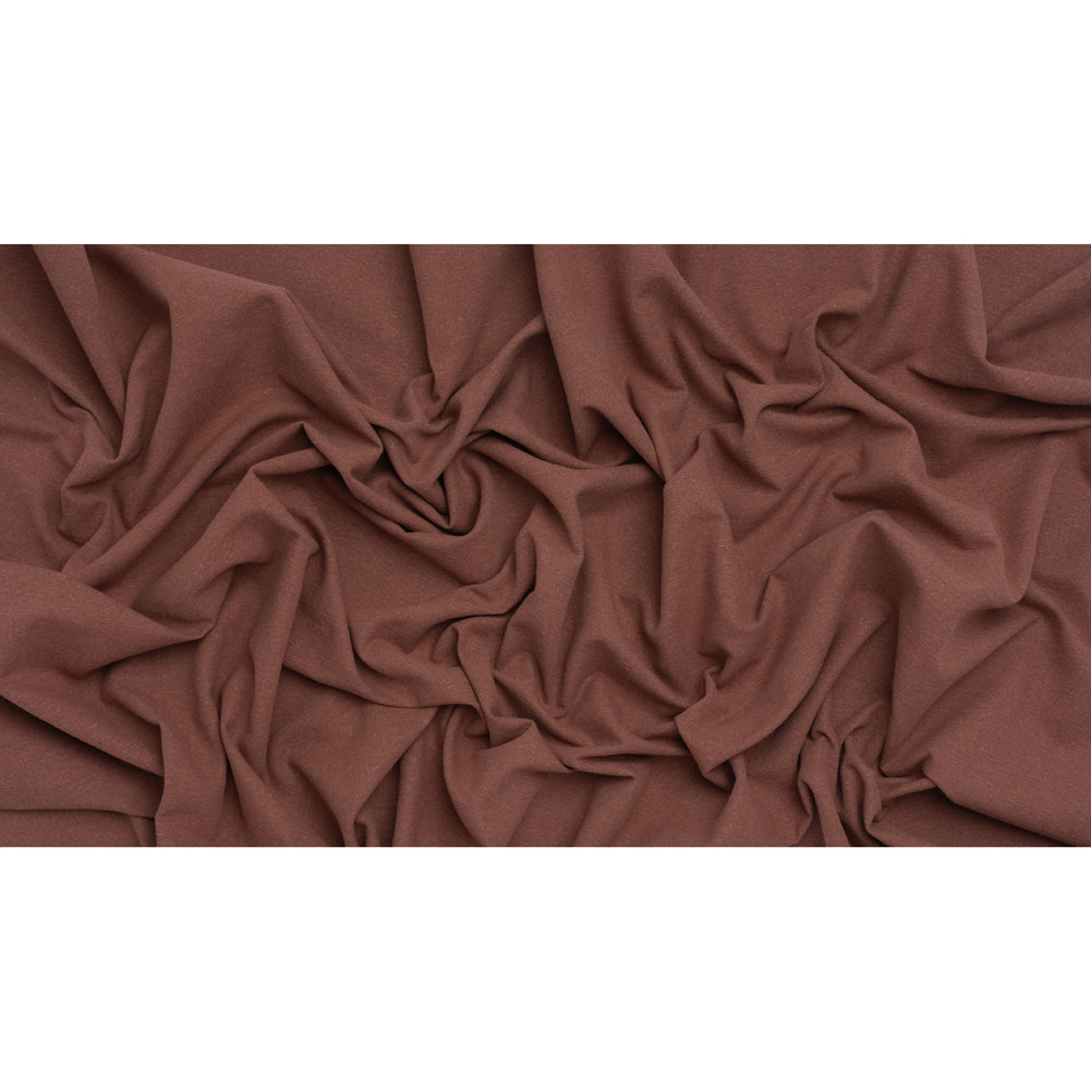 Brushed Cotton and Linen Woven - Mulberry - British Imported