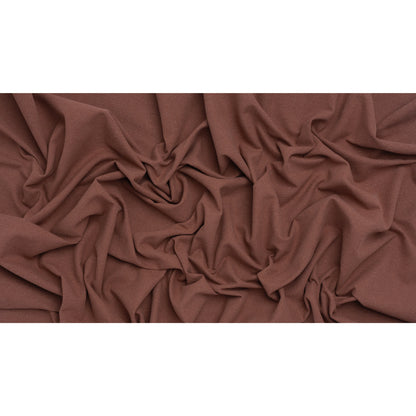 Double Wide Brushed Cotton and Linen Woven - Mulberry - British Imported