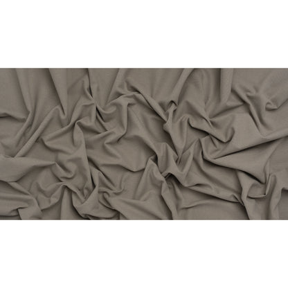 Double Wide Brushed Cotton and Linen Woven - Pebble - British Imported