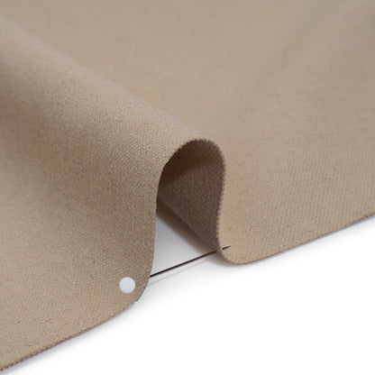Brushed Cotton and Linen Woven - Putty - British Imported