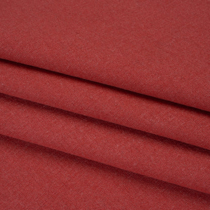 Double Wide Brushed Cotton and Linen Woven - Raspberry - British Imported
