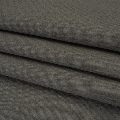 Double Wide Brushed Cotton and Linen Woven - Slate - British Imported