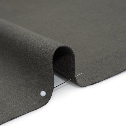 Double Wide Brushed Cotton and Linen Woven - Slate - British Imported