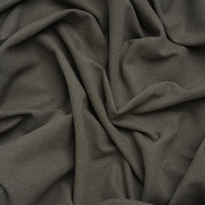 Double Wide Brushed Cotton and Linen Woven - Slate - British Imported