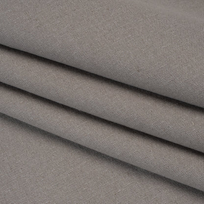 Brushed Cotton and Linen Woven - Smoke - British Imported