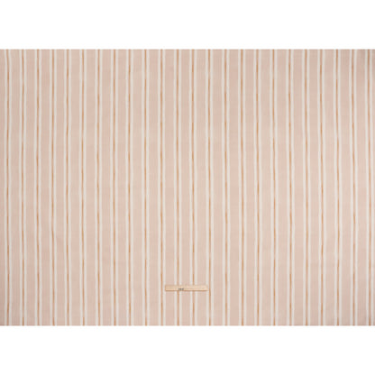 Brushed Cotton and Linen Canvas Print - Plaster Painted Stripes - British Imported