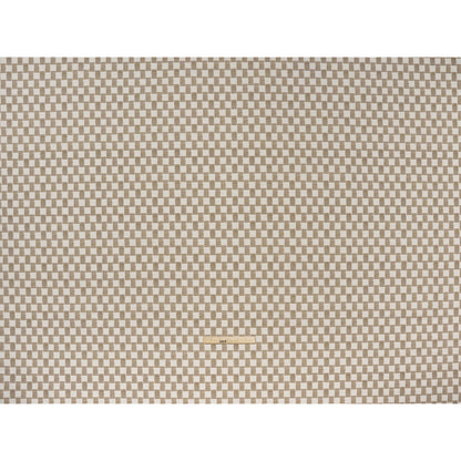 Brushed Cotton and Linen Canvas Print - Hazelnut Painterly Striped Check - British Imported