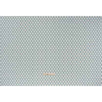 Brushed Cotton and Linen Canvas Print - Marine Painterly Striped Check - British Imported