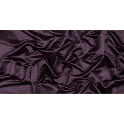 Luminous Textural Polyester Woven - Aubergine - British Imported Full