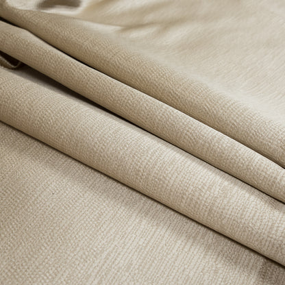 British Cream Luminous Textural Polyester Woven - Folded