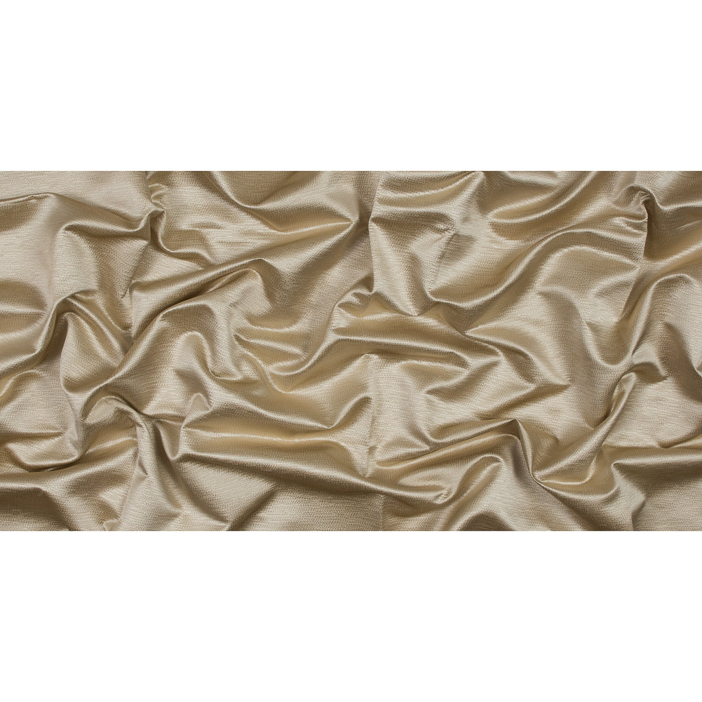 British Cream Luminous Textural Polyester Woven - Full