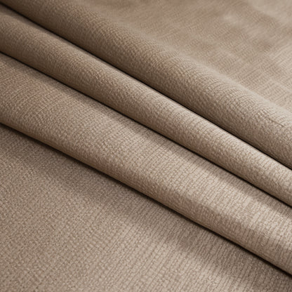 Luminous Textural Polyester Woven - Cashew - British Imported Folded